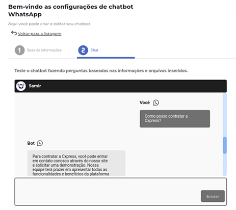 Interface do Agente Inteligente da Cxpress com histórico centralizado de conversas, atendimento automatizado e gestão de tickets